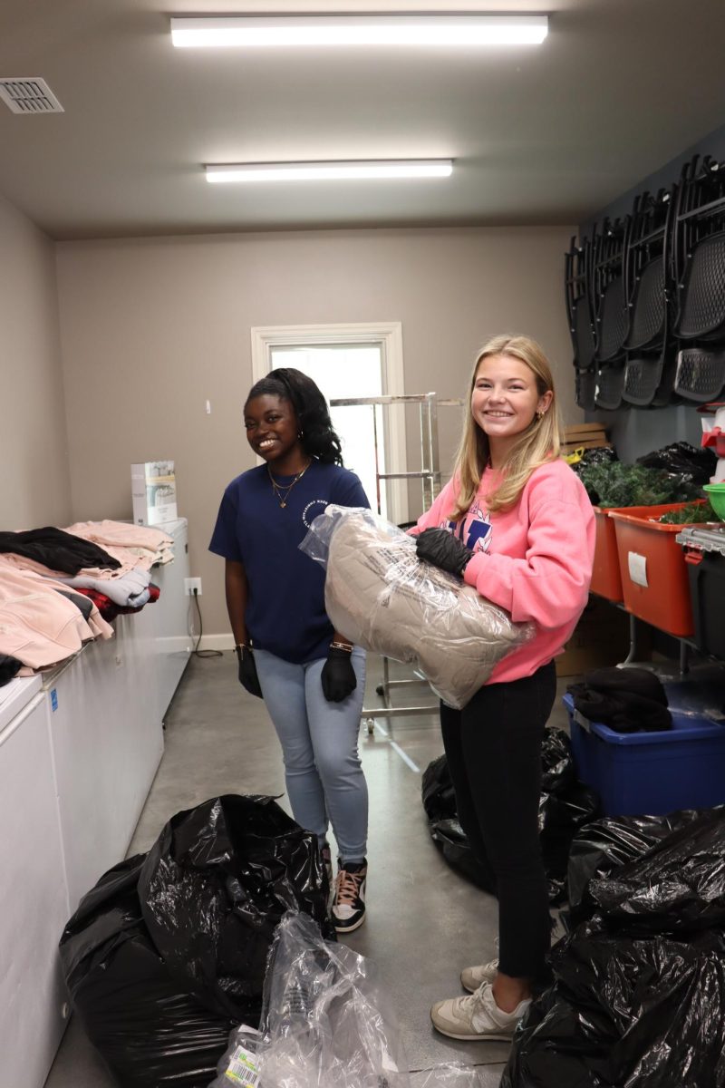 High school gives back
